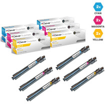 Compatible Ricoh 8412 Toner Cartridge 6 Color Set (841279, 841278, 841277)