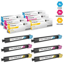 Compatible Ricoh 841647 Toner Cartridge 6 Color Set (841650, 841649, 841648)