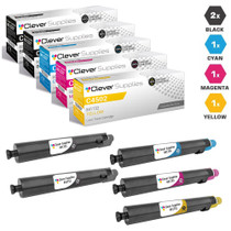 Compatible Ricoh C4502 Toner Cartridge 5 Color Set (841751, 841754, 841753, 841752)
