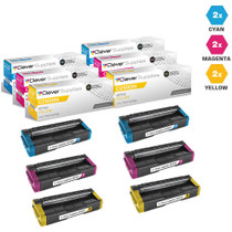 Compatible Ricoh C250DN Toner Cartridge 6 Color Set (407540, 407541, 407542)