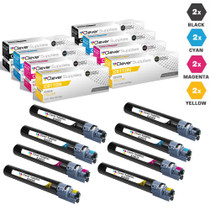 Compatible Ricoh C811DN Toner Cartridge 8 Color Set (820000, 820024, 820016, 820008)