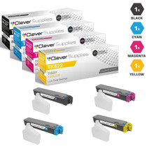 Compatible Kyocera-Mita TK522 Toner Cartridge 4 Color Set (TK522K, TK522C, TK522M, TK522Y)