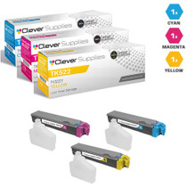 Compatible Kyocera-Mita TK522 Toner Cartridge 3 Color Set (TK522C, TK522M, TK522Y)