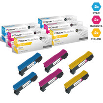 Compatible Kyocera-Mita TK552 Toner Cartridge 6 Color Set (TK552C, TK552M, TK552Y)