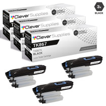 Compatible Kyocera-Mita TK867 Toner Cartridge 3 Black (TK867K)