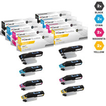 Compatible Kyocera-Mita TK867 Toner Cartridge 8 Color Set (TK867K, TK867C, TK867M, TK867Y)