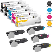 Compatible Kyocera-Mita TK5152 Toner Cartridge 5 Color Set (TK5152K, TK5152C, TK5152M, TK5152Y)