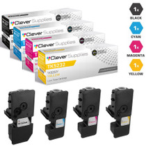 Compatible Kyocera-Mita TK5232 Toner Cartridge 4 Color Set (TK5232K, TK5232C, TK5232M, TK5232Y)