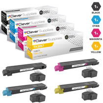 Compatible Kyocera-Mita TK897 Toner Cartridge 4 Color Set (TK897K, TK897C, TK897M, TK897Y)
