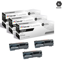 Compatible Kyocera-Mita TK57 Toner Cartridge 3 Black (TK57)
