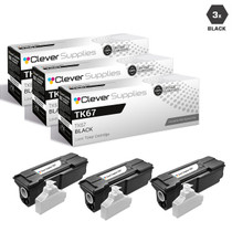 Compatible Kyocera-Mita TK67 Toner Cartridge 3 Black (TK67)
