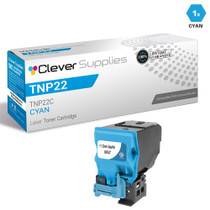 Compatible Konica-Minolta TNP22 Toner Cartridge Cyan (TNP22C)
