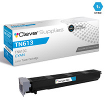 Compatible Konica-Minolta TN613 Toner Cartridge Cyan (TN613C)
