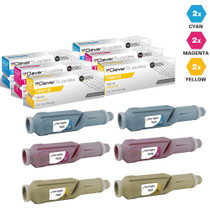 Compatible Konica-Minolta TN610 Toner Cartridge 6 Color Set (TN610C, TN610M, TN610Y)