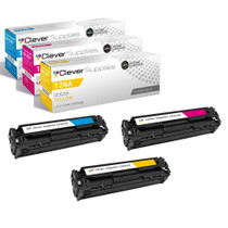 Compatible HP CP1525nw (CE321A CE322A CE323A) Toner Cartridge 3 Color Set