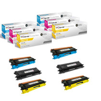 Compatible Brother TN110 (TN110C TN110M TN110Y) Toner Cartridge 3 Color Set