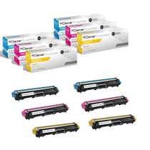 Compatible Brother TN221-TN225 (TN-225C TN-225M TN-225Y) Toner Cartridge 6 Color Set