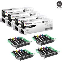 Compatible Brother DR110CL (DR110CL) Toner Cartridge Black 4 Pack
