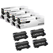 Compatible Brother DR400 (DR400) Toner Cartridge Black 4 Pack