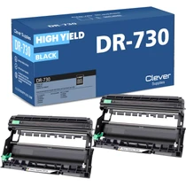 Compatible Brother DR730 (DR730) Toner Cartridge Black 2 Pack
