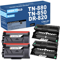 Compatible Brother DR820 Black 2 Drum and 2 Toner Set