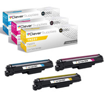 Compatible Brother TN227 (TN227C, TN227M, TN227Y) Toner Cartridge 3 Color Set