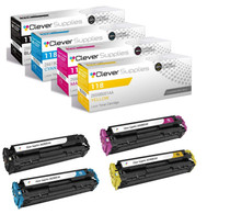 Compatible Canon 118 (2662B001AA 2661B001AA 2659B001AA 2660B001AA) Toner Cartridge 4 Color Set