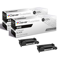 Compatible Canon 052 (2199C001) Toner Cartridge Black 2 Pack