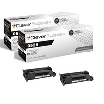 Compatible Canon 052H (2200C001) Toner Cartridge Black 2 Pack