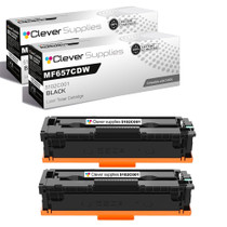 Compatible Canon MF657CDW (5102C001) Toner Cartridge Black 2 Pack