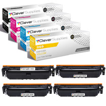 Compatible Canon 069 (5094C001, 5093C001, 5092C001, 5091C001) Toner Cartridge 4 Color Set