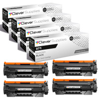 Compatible Canon 071 (5645C001) Toner Cartridge Black 4 Pack