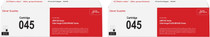 Compatible Canon 045 Toner Cartridge Black 2 Pack