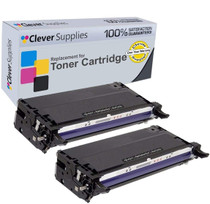 Compatible Xerox 6180 (113R00726) Toner Cartridge Black 2 Pack