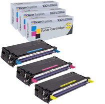 Compatible Xerox 6180 (113R00723 113R00725 113R00724) Toner Cartridge 3 Color Set
