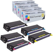 Compatible Xerox 6180 (113R00726 113R00723 113R00725 113R00724) Toner Cartridge 5 Color Set