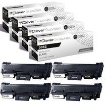 Compatible Xerox 3052 (106R02777 106R02775) Toner Cartridge Black 4 Pack