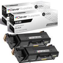 Compatible Xerox 3330 (106R03622) Toner Cartridge Black 2 Pack