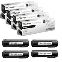 Compatible Xerox 3610 (106R02720) Toner Cartridge Black 4 Pack