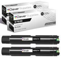 Compatible Xerox C7030 (106R03741) Toner Cartridge Black 2 Pack