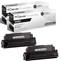 Compatible Xerox 3450 (106R00688) Toner Cartridge Black 2 Pack