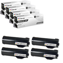 Compatible Xerox 3655X (106R02736 106R02737) Toner Cartridge Black 4 Pack