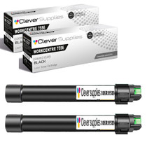 Compatible Xerox 7556 (006R01509) Toner Cartridge Black 2 Pack