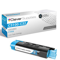 Compatible Okidata C3100 (43034803) Toner Cartridge Cyan