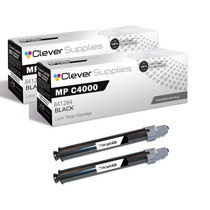 Compatible Ricoh MP C4000 (841284) Toner Cartridge Black 2 Pack