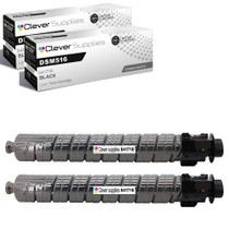 Compatible Ricoh DSM516 (841718) Toner Cartridge Black 2 Pack