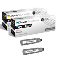 Compatible Ricoh Type 1150D (885257) Toner Cartridge Black 2 Pack