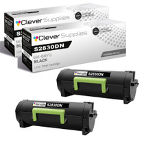 Compatible Dell S2830dn (593-BBYQ) Toner Cartridge Black 2 Pack