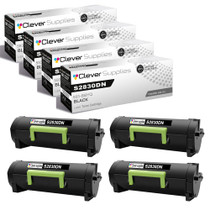 Compatible Dell S2830dn (593-BBYQ) Toner Cartridge Black 4 Pack