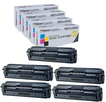 Compatible Samsung CLP-415 (CLT-K504S) Toner Cartridge Black 5 Pack